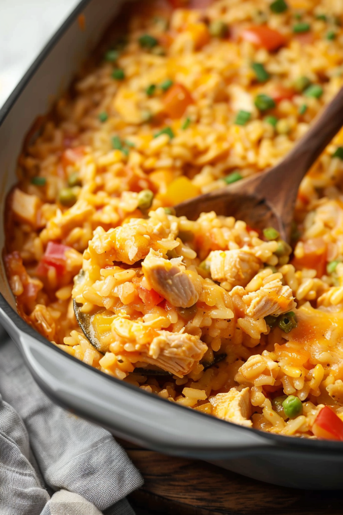 Rice Casserole with Canned Chicken