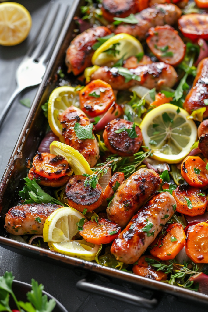 Lemon Herb Chicken Sausage Medley
