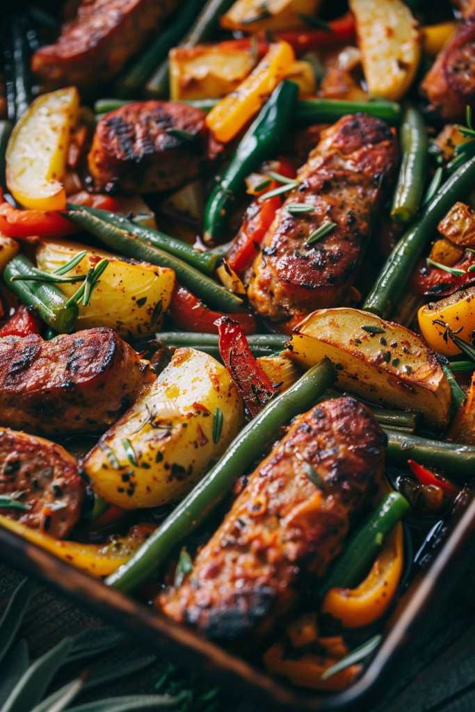 Cajun-Style Sausage and Veggies