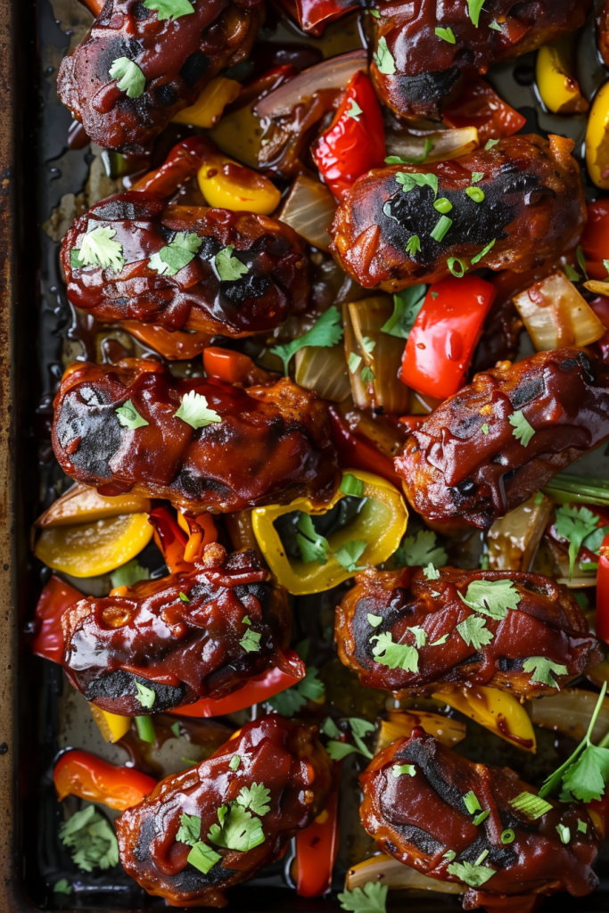 Barbecue Sausage Sheet Pan Mix