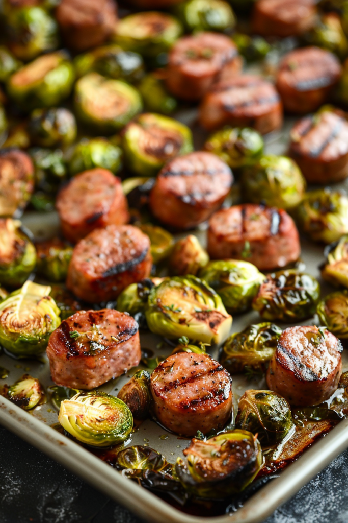 Sausage and Brussels Sprouts Tango