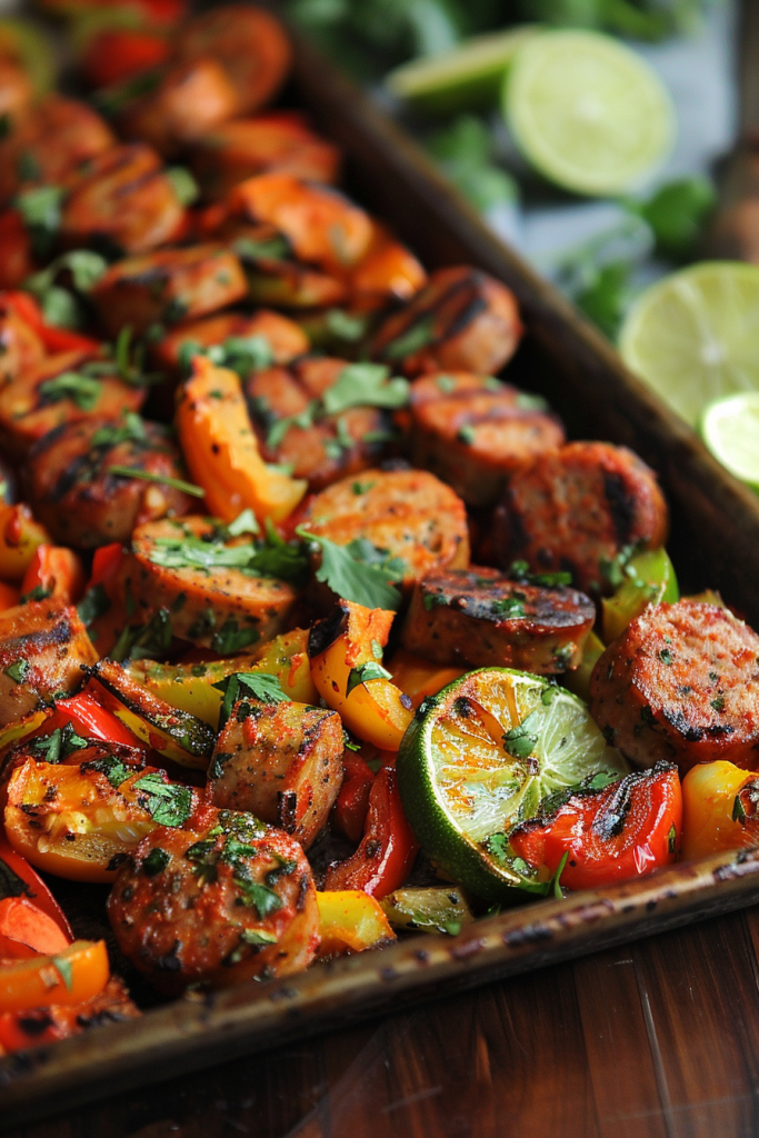 Lime-Cilantro Sausage Fiesta