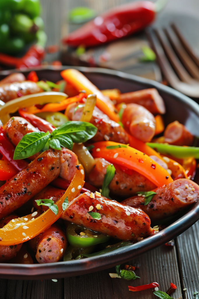 Sausage and Mixed Peppers Explosion