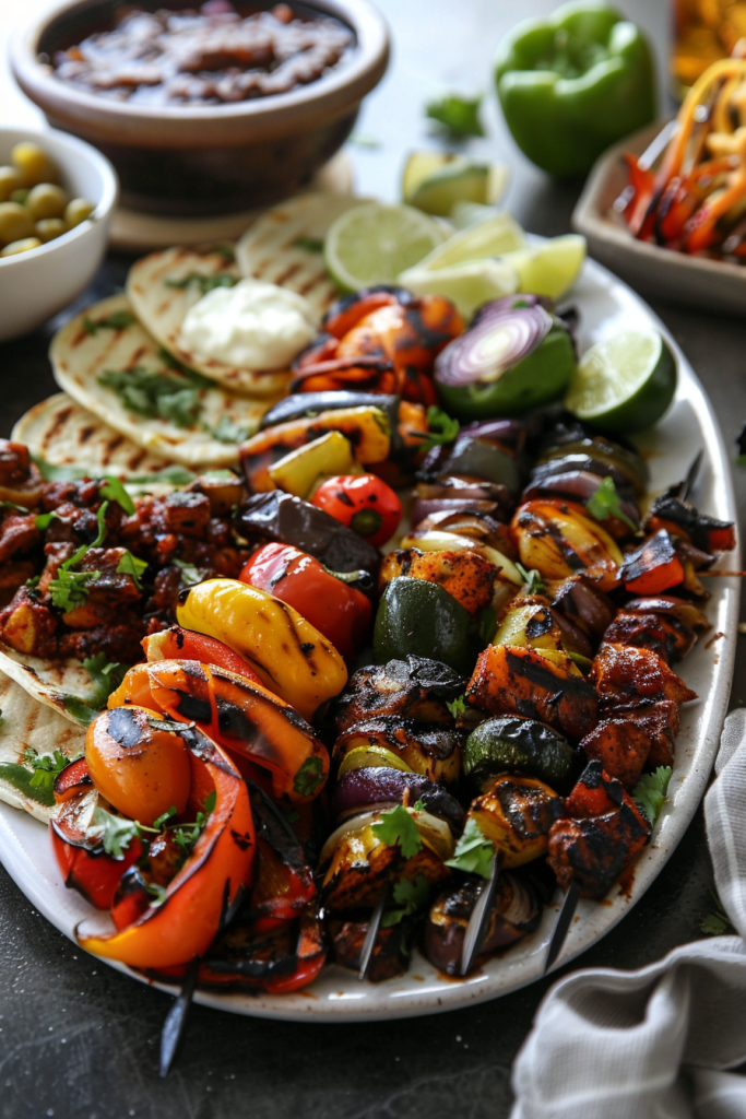Ancho Chili Grilled Vegetables