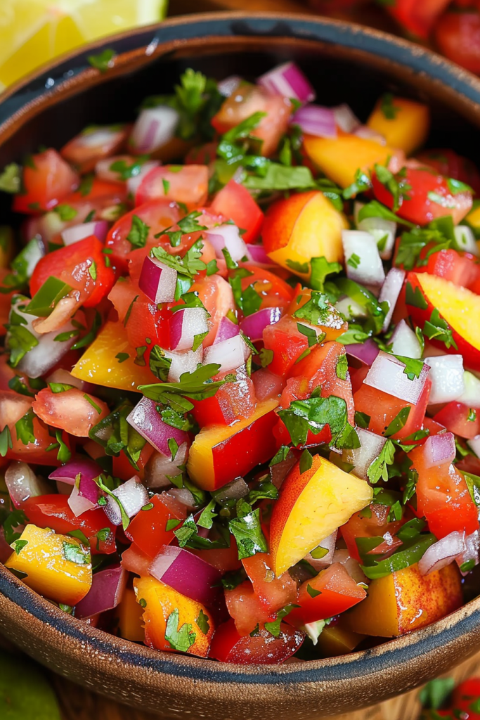 Peach Pico de Gallo