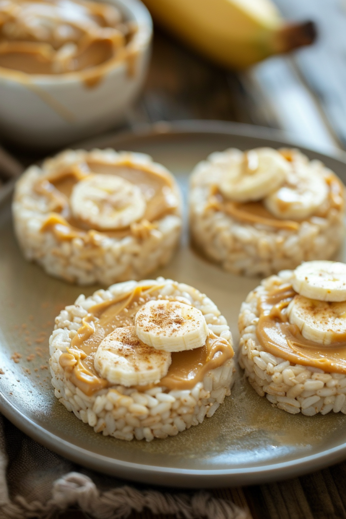 Rice Cakes with Nut Butter