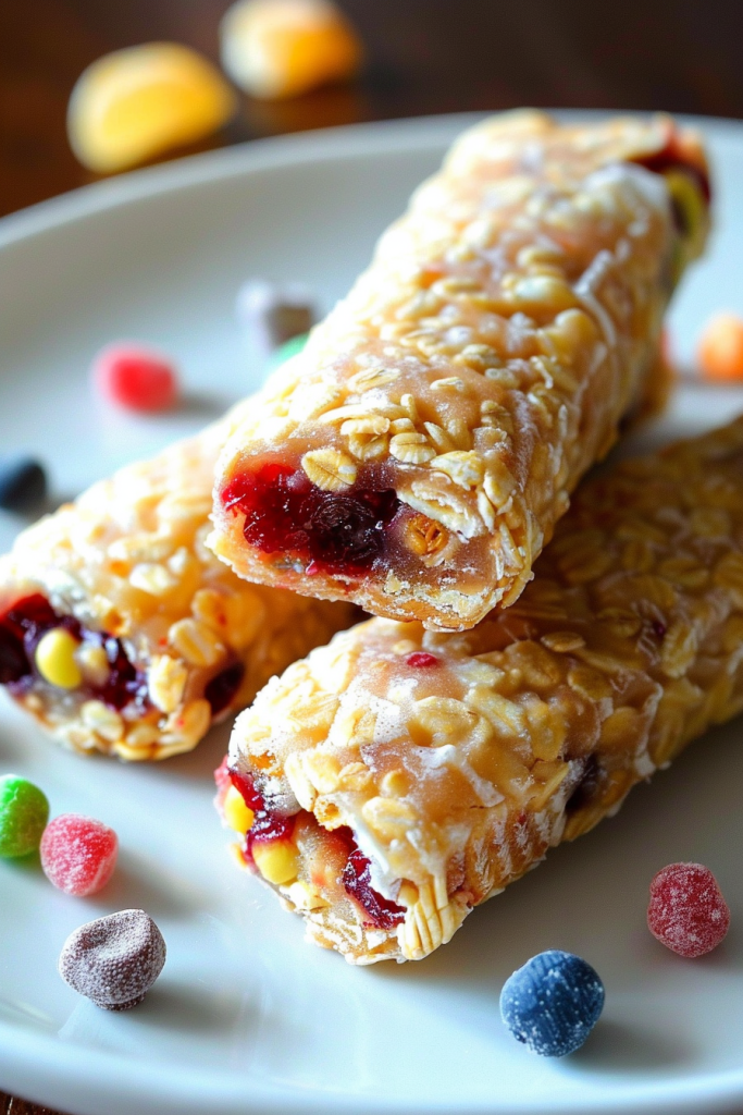 Cereal Bars with Fruit Filling