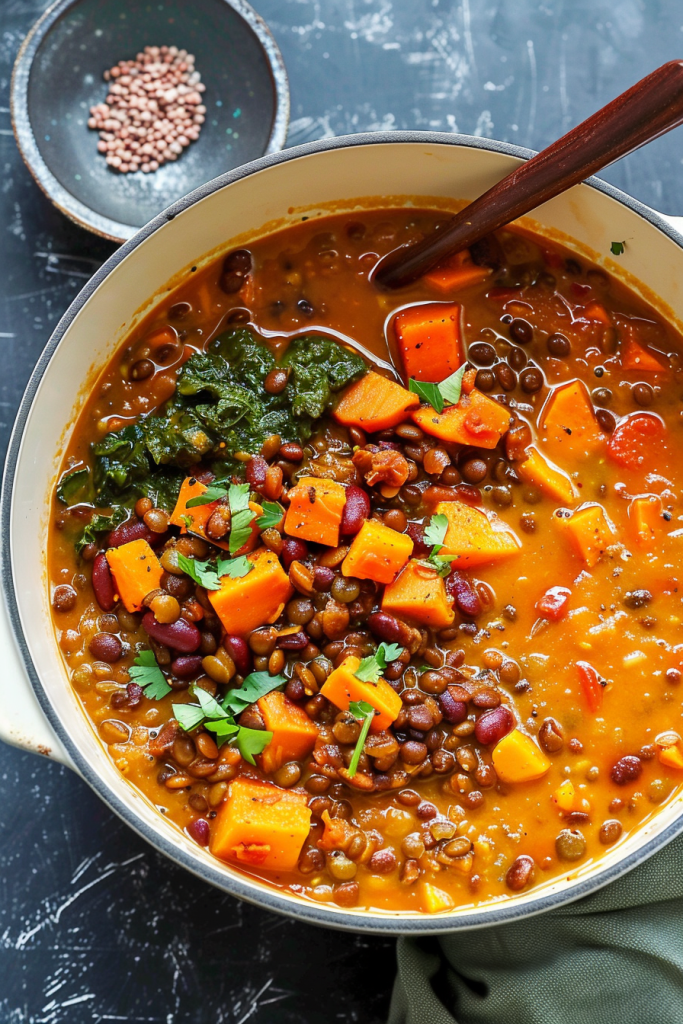 Lentil and Sweet Potato Chili