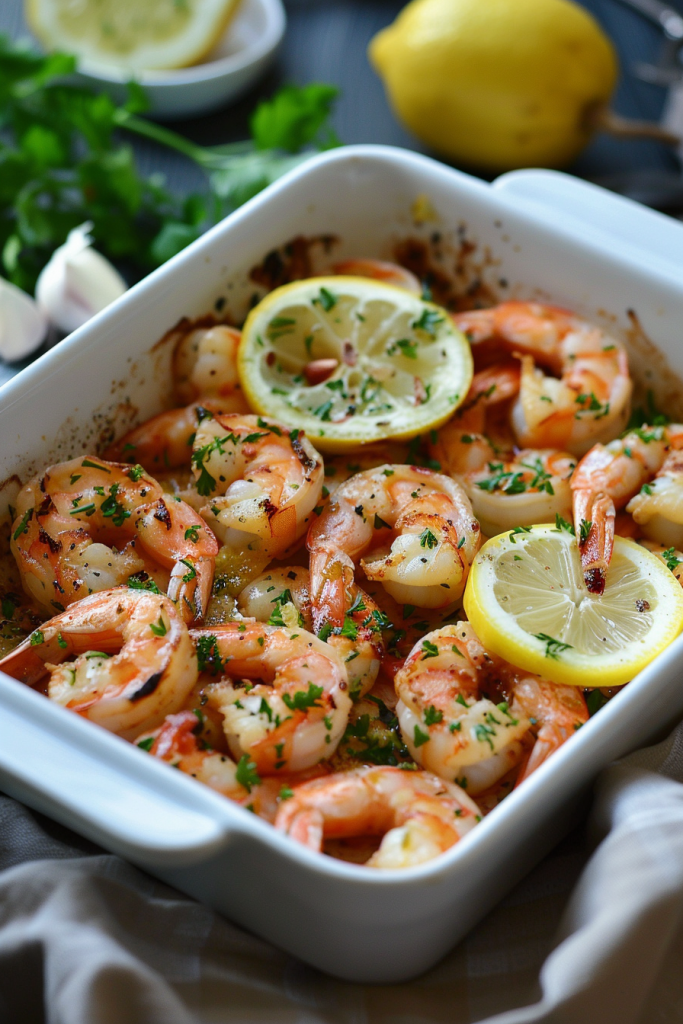 Roasted Shrimp with Lemon and Garlic