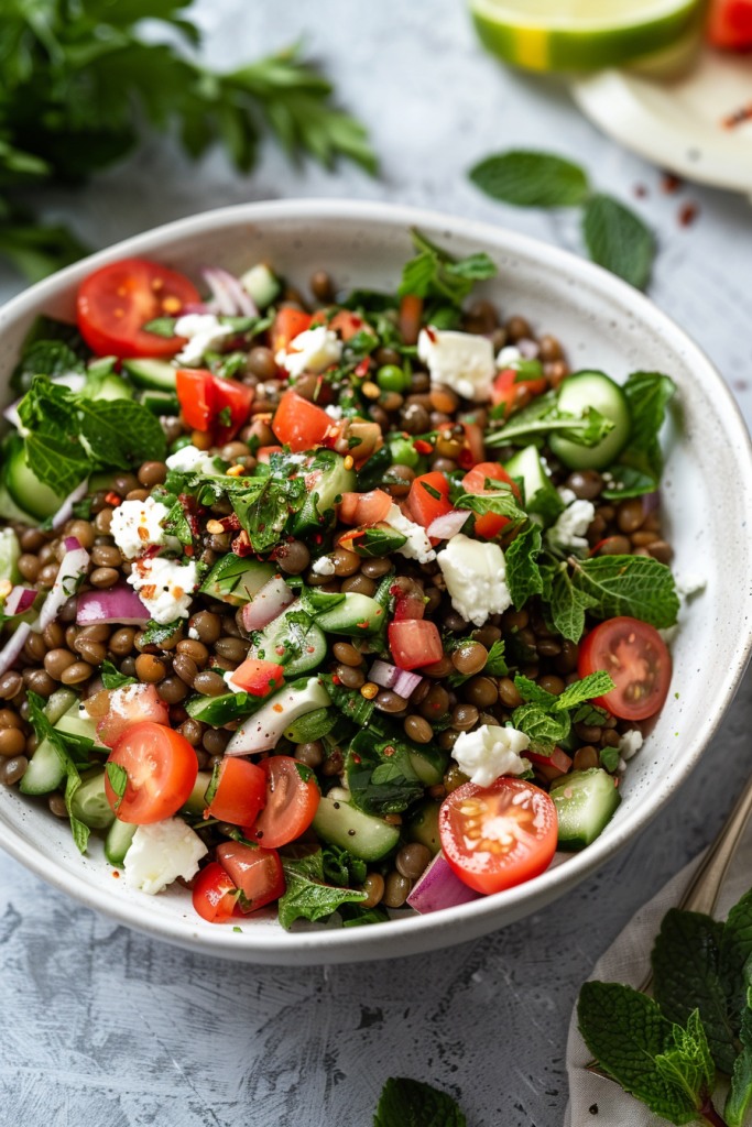 Mediterranean Lentil Salad