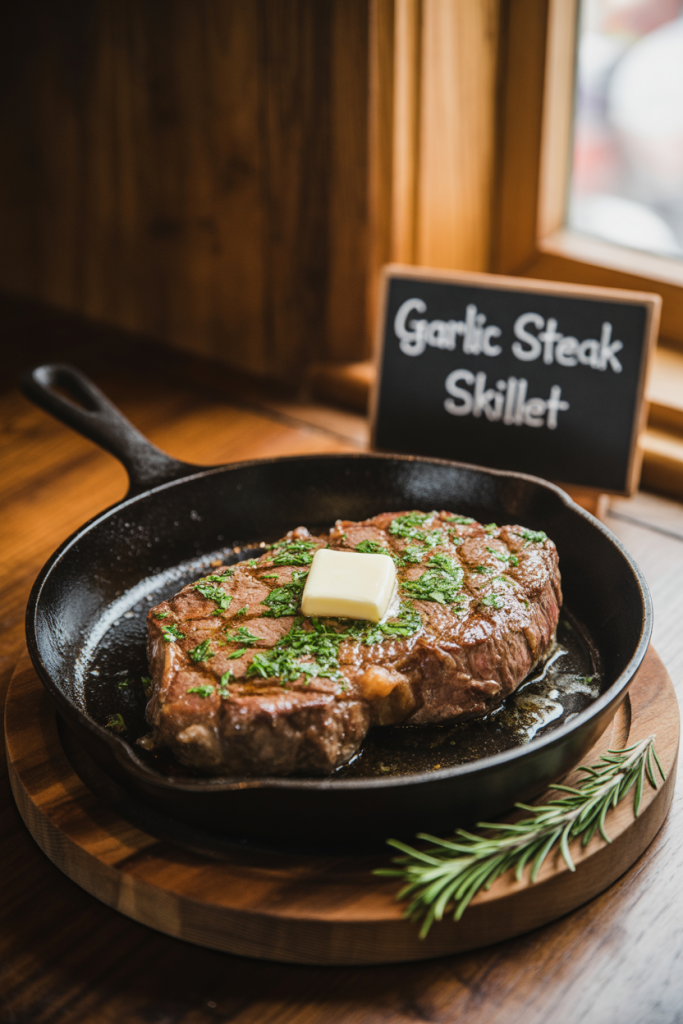 Garlic Steak Skillet
