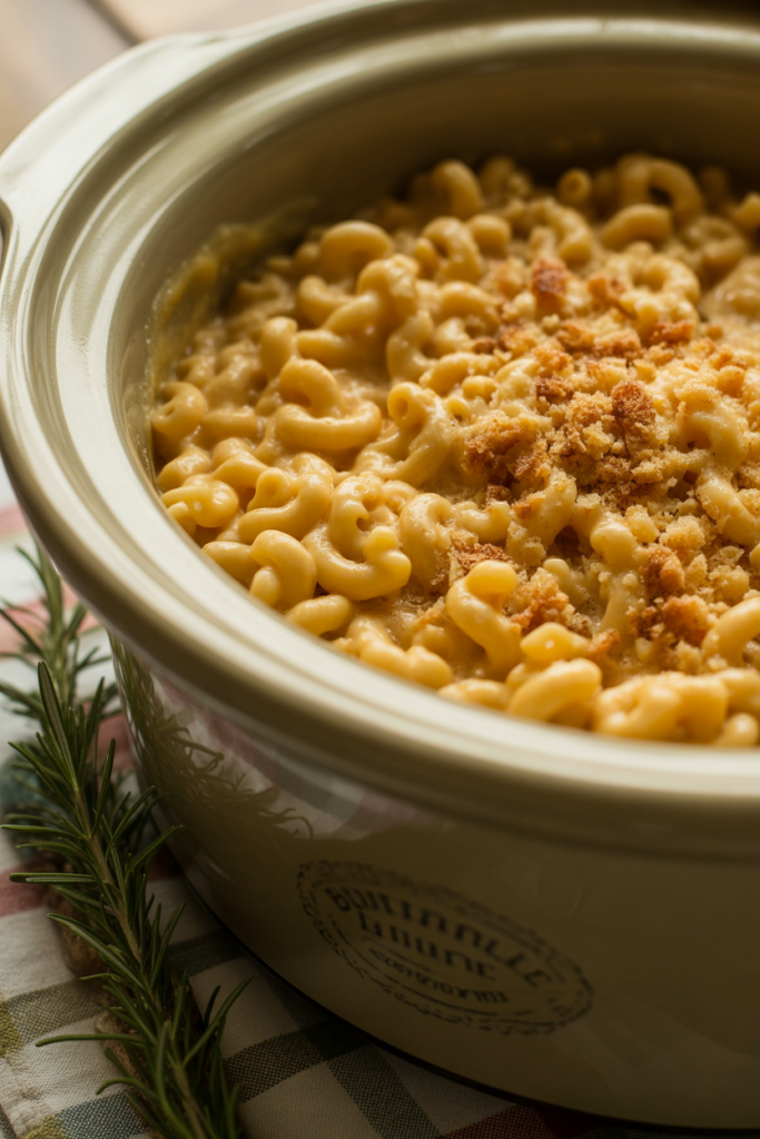 Southern-Style Slow Cooker Mac & Cheese