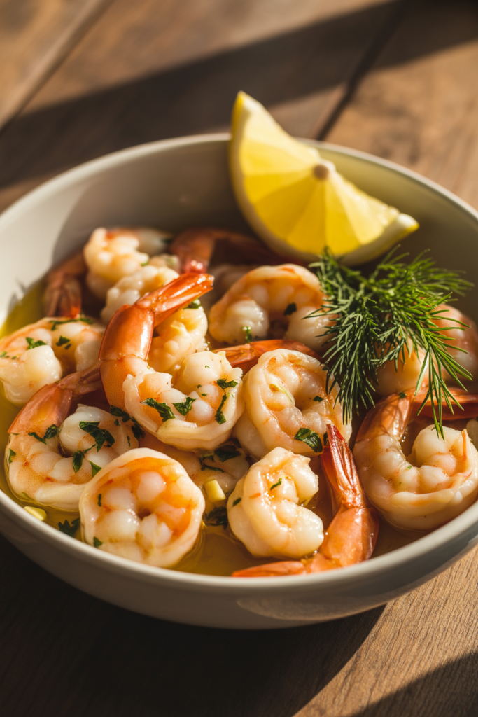 Slow Cooker Shrimp Scampi