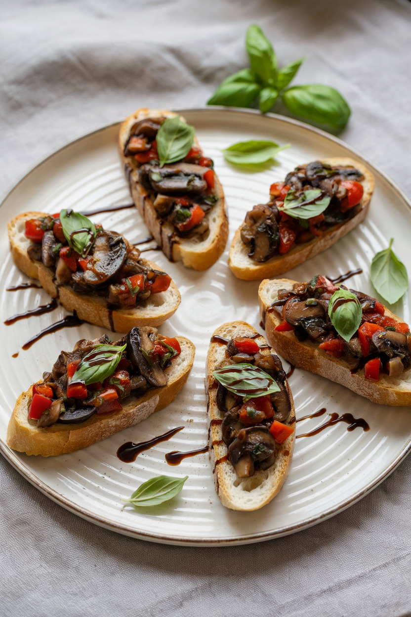 Sicilian Eggplant Caponata Toast