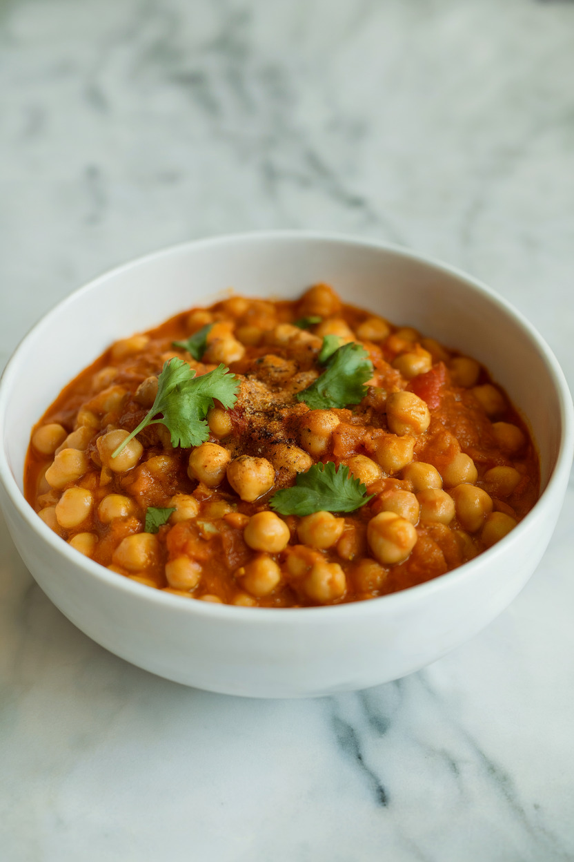 Moroccan Chickpea Tagine Bowl