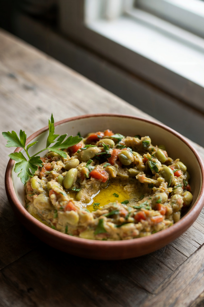 Egyptian Ful Medames Bowl