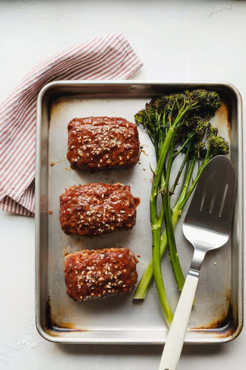 Sesame Ginger Meatloaf Minis