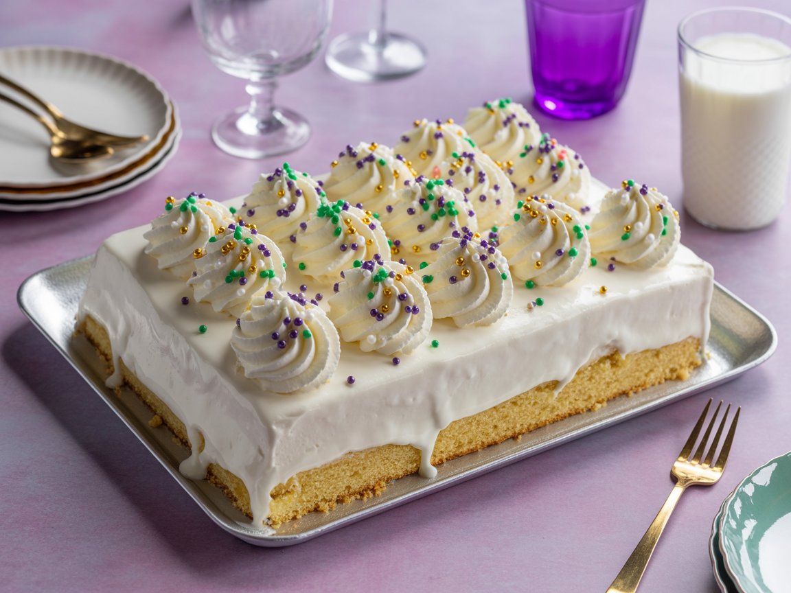 Turn Your Kitchen into a Carnival with 53 Mardi Gras Cake Recipes